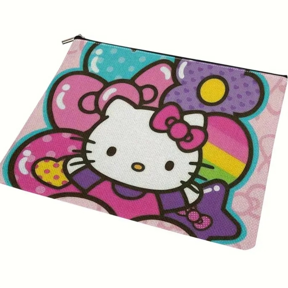 Hello Kitty Pink and Purple Cosmetics Bag
